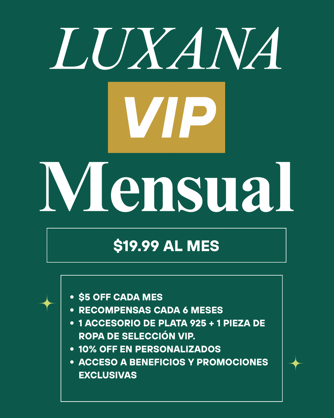 Luxana VIP Mensual