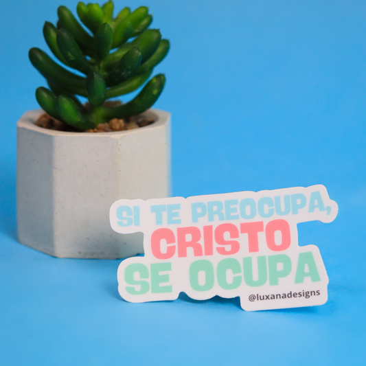 Sticker Cristo Se Ocupa
