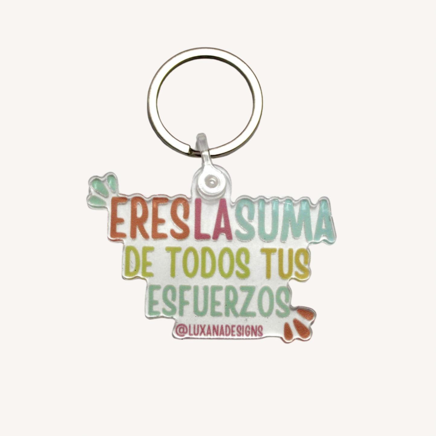Llavero - Eres la suma de todos tus esfuerzos